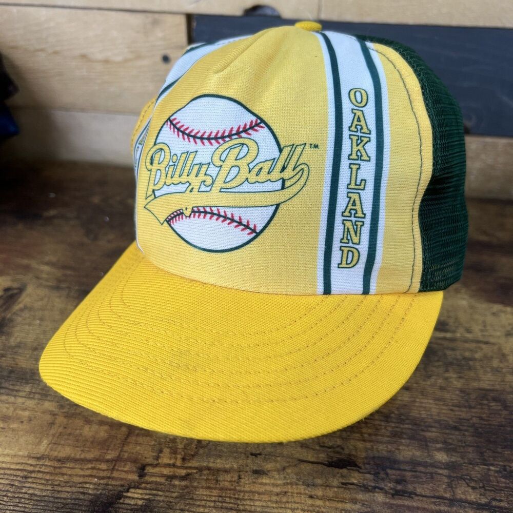 Billy Ball Oakland Trucker Mesh SnapBack Adjustable Hat Baseball Cap